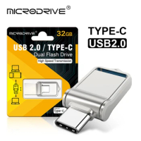 USB 2.0 Type C Pen Flash Drives Memory 32GB 64GB 128GB Metal High Speed Stick 256GB with Free Shipping