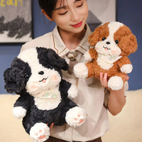 Mainan Mewah Border Collie, Rekaan Kecil yang Comel, Bantal Border Collie Gudetama, Mainan Mewah Anj