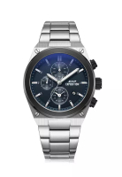 Expedition Expedition Jam Tangan Pria - Silver Black Blue - Stainless Steel - 6850 MCBTBBU