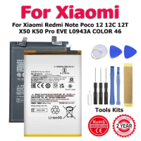 XDOU New BN5K BP4K BM5J COLOR-46 Battery For Xiaomi Redmi Note Poco 12 12C 12T X50 K50 Pro EVE L0943A COLOR 46 + Tool