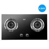 Household Built-in Electric Stove 2 Burner Kitchen Gas Hob Cooktop Gas Cooker Liquefied Gas Stove Energy Saving Home Cooking Gas