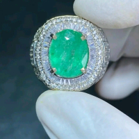 Cincin batu green beryl jambrut