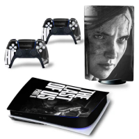 The Last Of US PS5 Standard Disc Edition Skin Sticker Decal Cover for PlayStation 5 Console &amp; Controllers PS5 Skin Sticker Vinyl