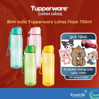 【Deal hot]】 Bình nước Tupperware Lohas Flask dung tích 750ml ,chịu nhiệt 110 độ