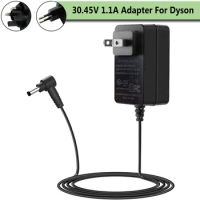 Replacement Dyson V10 Charger for Dyson V11 V12 V15 SV12 Absolute Animal Motorhead Cordless Vacuum Cleaner 30.45V 1.1A Adapter