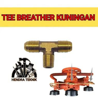 TEE BREATHER UNLOADER DISCHARGE COMPRESSOR 1/8" CABANG OTOMATIS 1/2HP 1HP 2HP SAMBUNGAN BREATHING KO