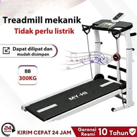 Treadmill manual tanpa listrik Lipat Incline portable Treadmill alat olahraga di rumah Alat fitnes t