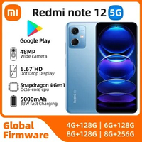 Xiaomi redmi note 12 5G Android 6.67 inch RAM 8GB ROM 256GB Qualcomm Snapdragon 4 Gen1 used phone