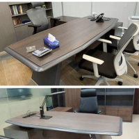 Boss's office desk and chair combination manager's desk, president's desk, office furniture, big desk and bakin