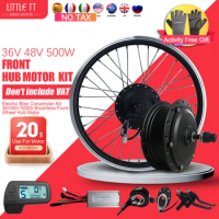 Electric Bicycle Conversion Kit 20 24 26 27.5 28 29 Inch 700C 36V48V 500W Front Brushless Wheel Hub Motor For Ebike Motor Kit