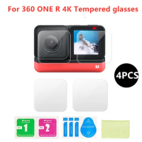 Insta360 ONE R Twin Edition Tempered glasses Insta 360 ONE R 4k wide angle Camera Len Film Glass Protection Accessories