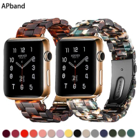 Resin Strap For apple watch band 45mm 44mm 49mm 40mm 41mm 42mm 38mm watchband bracelet for iwatch series 5 4 3 se 6 7 8 ultra