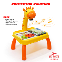 Meja Belajar Projector Painting Meja menggambar Anak Mainan Furniture Edukasi Melukis Mewarnai Anak 