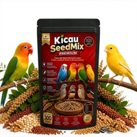 Pakan Burung Lovebird Parkit | Kicau SeedMix Premium | Biji Bijian Bernutrisi Untuk Parkit, Lovebird