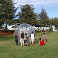 Free Shipping Zorb Ball 2.5m Human Hamster Ball 0.8 mm PVC Material Zorb Inflatable Ball Outdoor Game and Pump