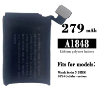 A1848 New Battery For Iphone Apple Watch Series 3 GPS 38mm GPS+ Cellular Rersions 279mAh High Quality Watch Batteries