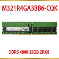 New For Samsung DDR5 4800 32GB 2RX8 PC5-4800B Server Memory M321R4GA3BB6-CQK