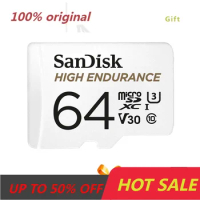 SanDisk High Endurance Video Monitoring 32GB 64GB 128GB 256GB MicroSD Card SDHC/SDXC Class10 TF Card for Video Monitoring
