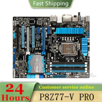 Intel Z77 P8Z77-V PRO motherboard Used original LGA 1155 LGA1155 DDR3 32GB USB2.0 USB3.0 SATA3 Desktop Mainboard