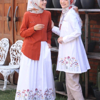 ️ Dannis Online Surabaya ️ D' Ivy blouse and one set rok Blouse Dannis Terbaru blouse Dewasa Dress w