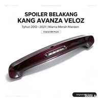 Spoiler Atap Toyota Avanza Veloz Daihatsu Xenia 2012-2021 Merah Maroon Lampu Stop Dengan led