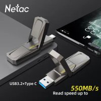 Netac Pen Drive USB3.2 Gen2 550MB/s 1TB 512GB 128GB 256GB Type-C High Speed Usb Stick Encrypted Freeshipping Wholesale