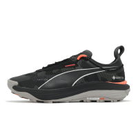 Puma 越野跑鞋 Voyage Nitro 3 GTX 男鞋 黑橘 防水 雙層中底 緩衝 抓地 戶外 運動鞋 37783801