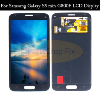 Tested Super AMOLED For SAMSUNG S5 Mini G800 G800h LCD Display for Samsung G800F S5 MINI LCD Touch Screen Digitizer Assembly