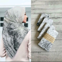 HIJAB SEGIEMPAT DENAY MOTIF TERBARU RANTING