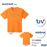【速捷戶外】日本 mont-bell 1114560  WICKRON 中性短袖排汗T恤(Rope),排汗衣,透氣,排汗,montbell