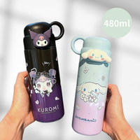 三麗鷗暖心系列保溫瓶480ML  316保溫瓶 kitty保溫瓶 卡通保溫瓶 兒童保溫瓶 大耳狗水壺 酷洛米水壺