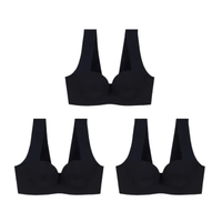 บราไร้โครง Smart Size รุ่น WB3Y27 สีดำ Set 3 ชิ้น