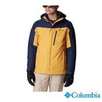 【Columbia 哥倫比亞 官方旗艦】男款-Whirlibird™Omni-TechOT防水鋁點保暖兩件式外套-黃色(UWE11550YL/HF)