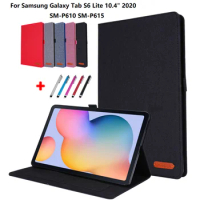 For Samsung Galaxy Tab S6 Lite Case Folio Stand Tablet Protective Cover for Samsung Galaxy Tab S6 Lite 10.4 2020 SM-P610 SM-P615