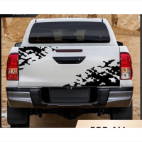 (Ready Stock) C017# 4x4 Rear Tailgate Vinyl Car Stickers
