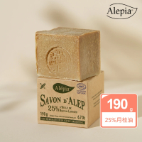【Alepia】法國雅麗典藏25%月桂油阿勒頗古皂190g(法國製造)