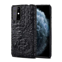 LANGSIDI Leather case For Samsung s20 plus S21 ultra A51 a71 s10e s10 Original Crocodile cover For Galaxy Note 20 ultra 10 plus