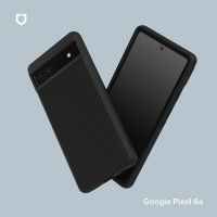 犀牛盾 Google Pixel 6a SolidSuit防摔背蓋手機殼-碳纖維紋路