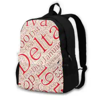 Delta Diva Word Art Fashion Travel Laptop School Backpack Bag Delta Sigma Theta Delta Delta Sigma Theta 1913 Delta Elephant