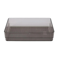 ถาดพลาสติก 22.8x15.2x5.2ซม. ดำ ME.STYLE PB8974-TBK