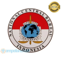 Stiker Indonesia Interpol