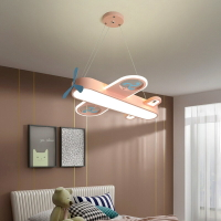 兒童房燈簡約現代卡通男孩女孩創意飛機吊燈LED護眼臥室房間燈具 全館免運