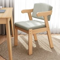 電腦椅 老闆椅 實木椅子久坐服靠背家用人體工學辦公書房書桌椅子學習椅電腦椅