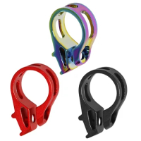 Bike Post Clamp 22.2mm Cycle Bicycles Trigger Clamp Cycling Clamp Aluminum-Alloy