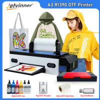 DTF Transfer Printer For Epson R1390 DTF Printer For all Fabric Print Direct to Film A3 DTF Printer T shirt Printing Machine