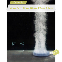 Aquarium Fish Tank Air Bubble Stone Diameter 4cm 6cm 8cm 10cm 12cm 15cm Oxygen Plate / Oxygen Disk O
