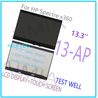 13.3'' for hp spectre x360 13-ap lcd display touch screen digitizer assembly for hp spectre x360 13-ap series b133han05.7 m133nv