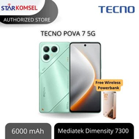 HP TECNO POVA 7 5G 8/128 | 8/256 NFC GARANSI RESMI TECNO INDONESIA 8/128GB Hijau