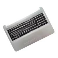 New US Keyboard for HP pavilion 15-AC AF 15-AY BA BD 250 255 G4 G5 TPN-C125 Laptop Case Palmrest Top Upper Cover Replacement