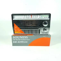INTERNATIONAL RADIO F4250 F-4250 Portable AC DC Listrik Baterai Jadul Radio Fm Am Sw Dilegkapi CD Pl